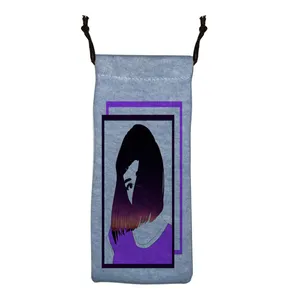 کیف عینک زنانه مدل GIRL کد J04 رنگ آبی