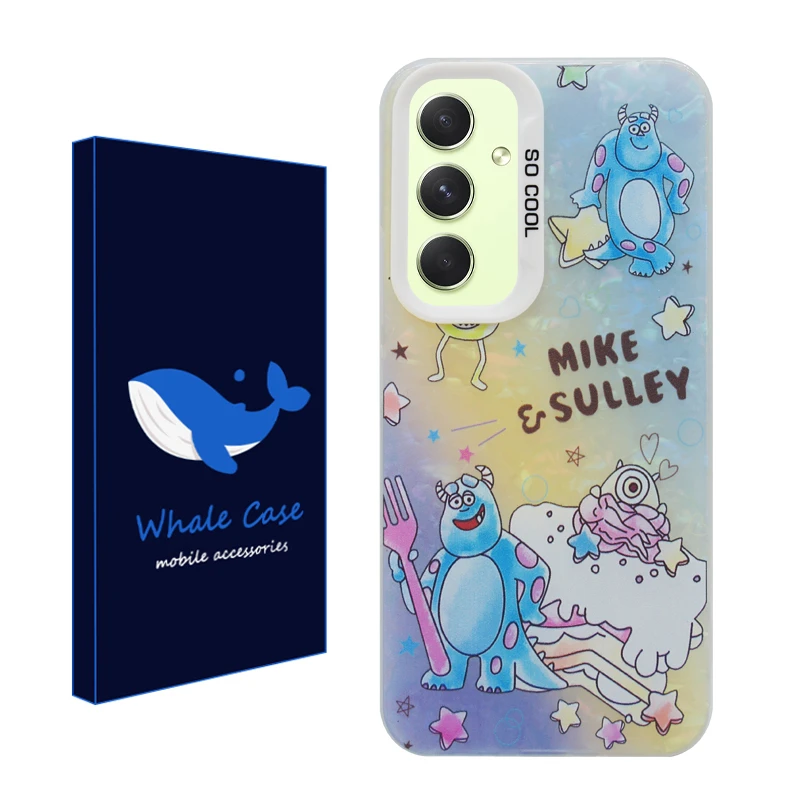 کاور وال کیس مدل So Cool مایک و سالی مناسب برای گوشی موبایل سامسونگ Galaxy A55