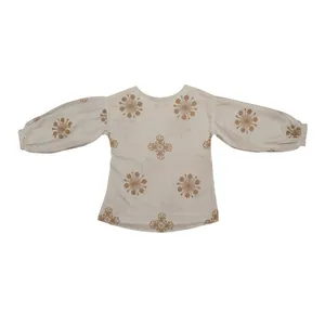 بلوز آستین بلند زنانه مدل کرسپو خامه دوزی