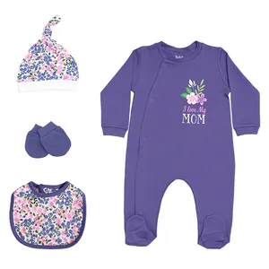 ست 4 تکه لباس نوزادی بي سي سي مدل Lovelymom