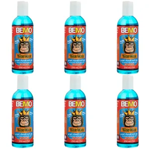 ژل تمیز کننده لاستیک خودرو بمو مدل MO2 حجم 250 میلی لیتر بسته 6 عددی