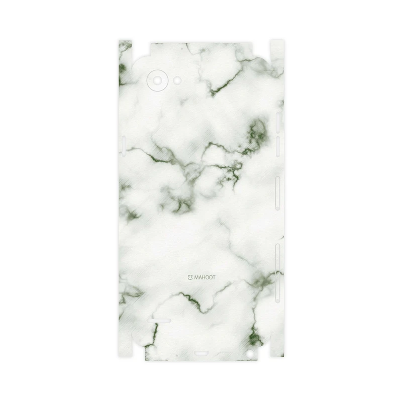 برچسب پوششی ماهوت مدل Blanco-Smoke-Marble-FullSkin مناسب برای گوشی موبایل ال جی Q6
