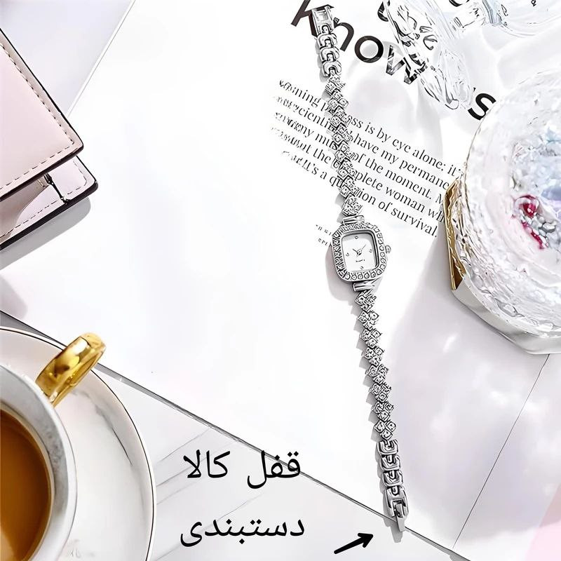 ساعت مچی عقربه ای زنانه مدل رویال نگینی 02