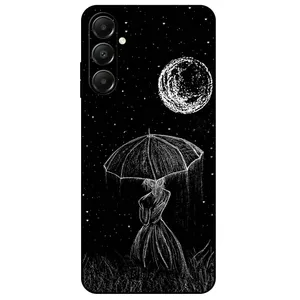 Megafone Girl and Moon 1369 Cover For Samsung Galaxy A05S