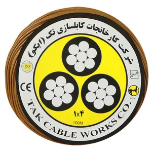 سیم برق افشان 1 در 4 کابل تک مدل NYAFBR14
