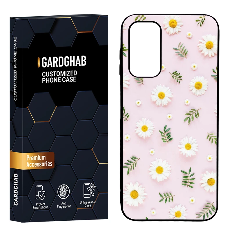 کاور گارد قاب مدل دور ژله ای برگ مناسب برای گوشی موبایل سامسونگ Galaxy A14