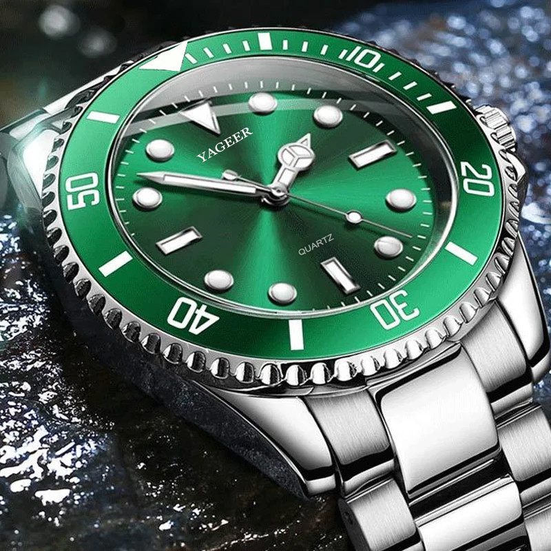 ساعت مچی عقربه‌ای مردانه مدل یاگیر طرح ساب مارین کد S1