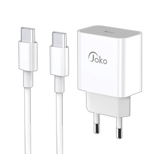 شارژر دیواری 20 وات جوکو مدل JK78-PX12 به همراه کابل تبدیل usb-C