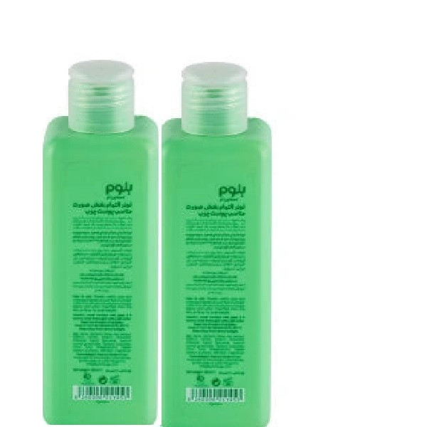 تونر صورت بلوم مدل عصاره چای سبز مناسب برای پوست چرب حجم 250 میلی لیتر بسته 2 عددی