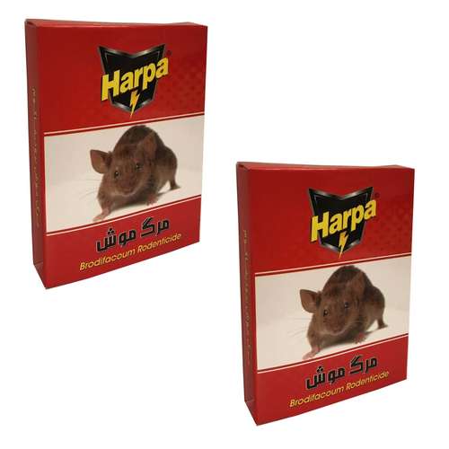 مرگ موش هارپا مدل 11970 وزن 25 گرم مجموعه 2 عددی