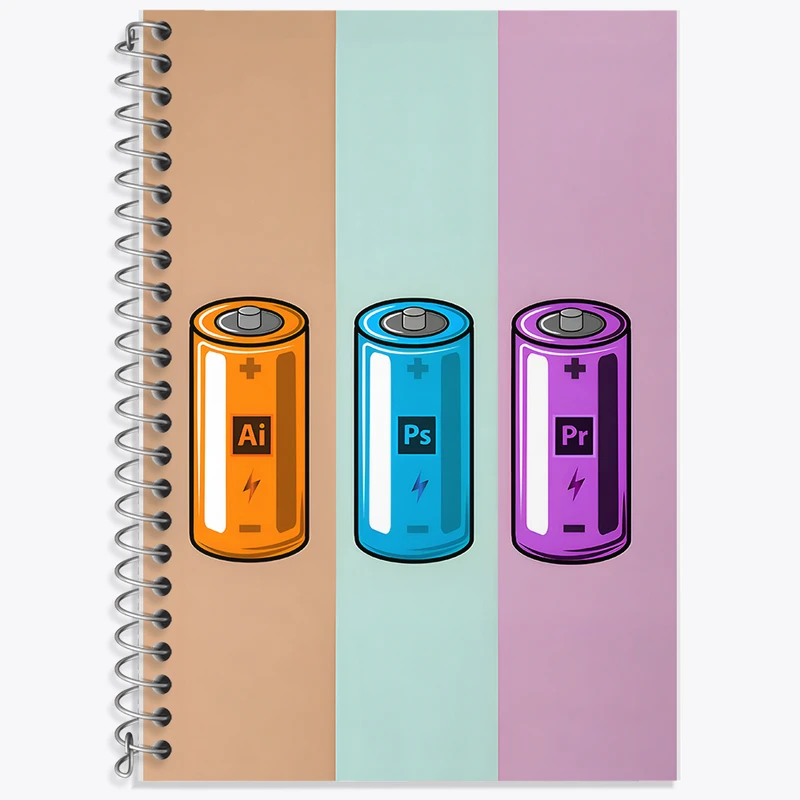 دفتر لغت 50 برگ خندالو طرح دیزاینر (Desiigner) کد N3736