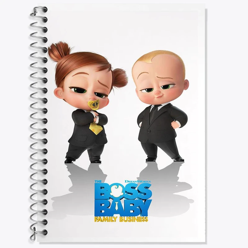 دفتر لغت 50 برگ خندالو مدل بچه رئیس Boss Baby کد 10326
