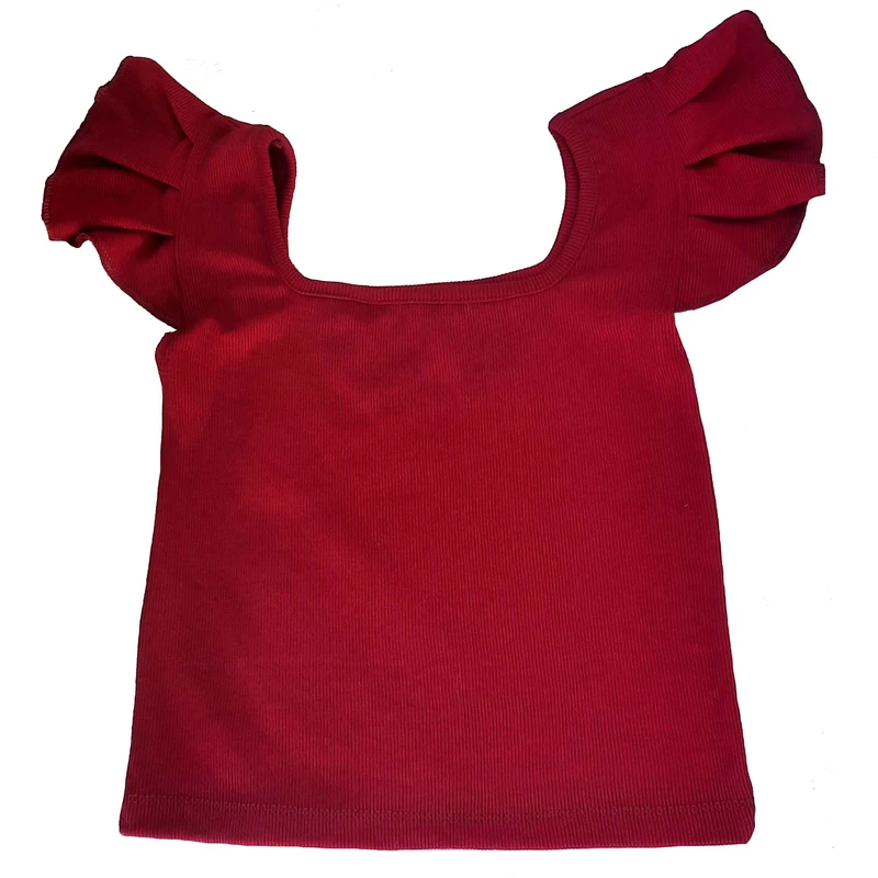 کراپ‌تاپ زنانه مدل کبریتی عروسکی پری