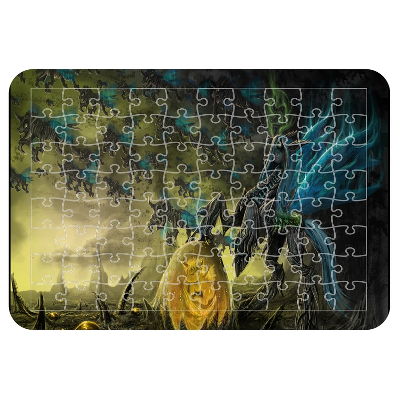 پازل 54 تکه اطلس آبی طرح یونیکورن مدل P1528