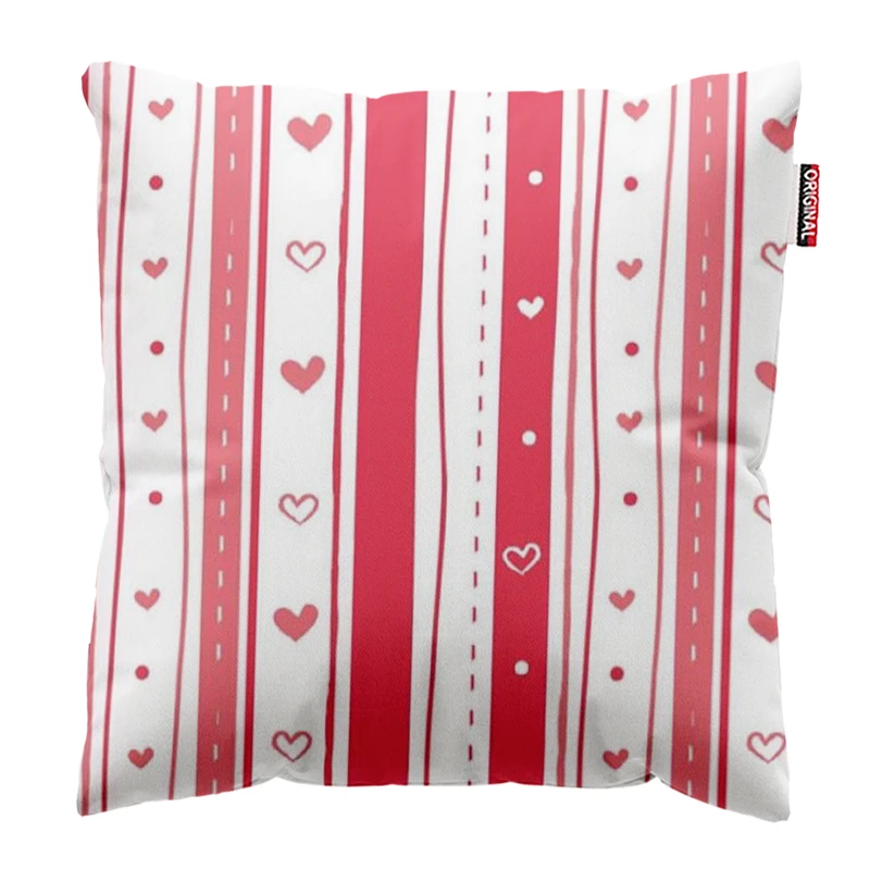  کوسن پاد آفرین طرح قلب زیبا کد 4934 سایز 30*30 سانتی متر