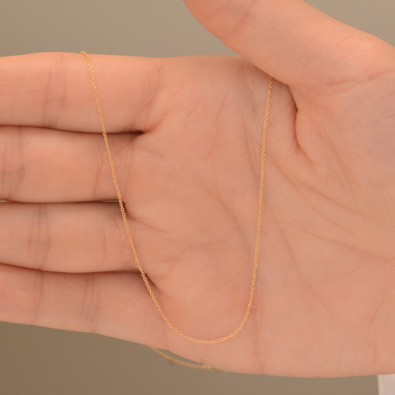 زنجیر طلا 18 عیار زنانه الن نار مدل فلامينگو کد EN40