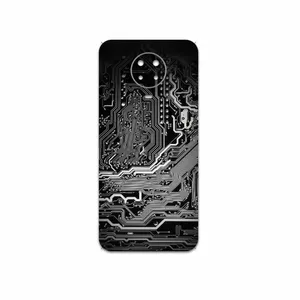 MAHOOT Black-Printed-Circuit-Board Cover Sticker for Nokia G20