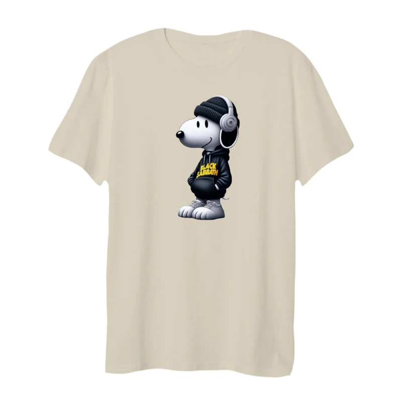 تی شرت لانگ آستین کوتاه زنانه مدل اسنوپی کد 6