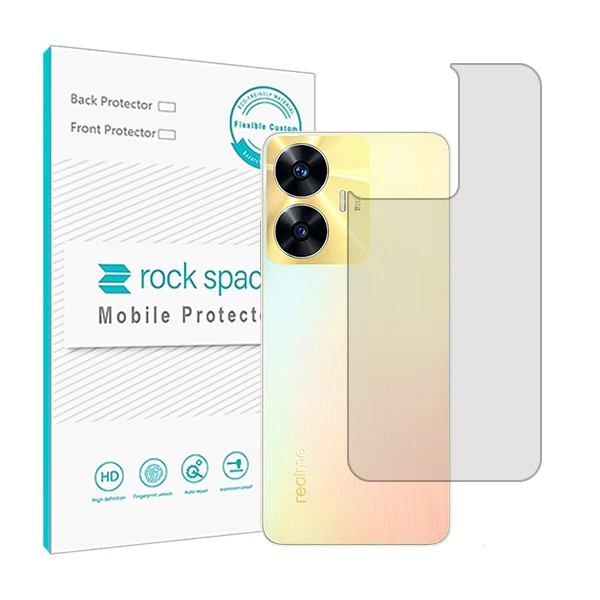 محافظ پشت گوشی شفاف راک اسپیس مدل HyGEL مناسب برای گوشی موبایل ریلمی C55