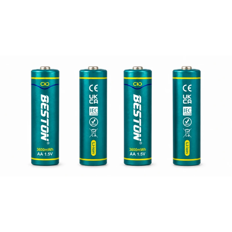 باتری قلمی قابل شارژ بستون مدل 1.5V.li-ion-3600mwh بسته ۴ عددی
