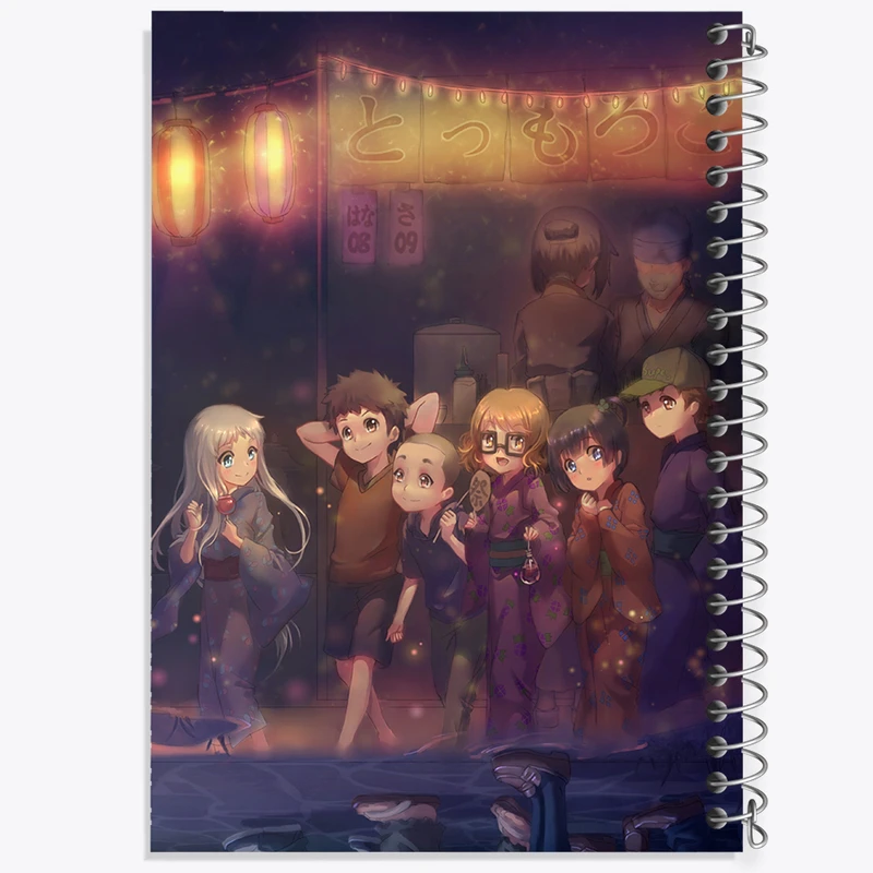 دفتر مشق 50 برگ خندالو طرح انیمه آنوهانا کد 31973