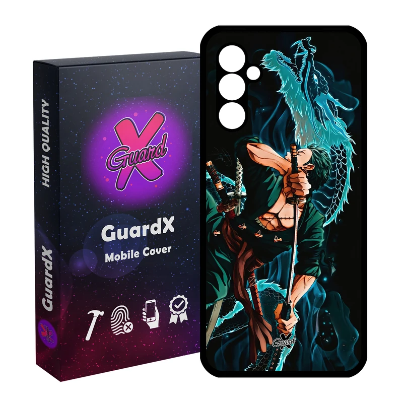 کاور گارد ایکس طرح Roronoa Zoro Anime مدل Glass10553 مناسب برای گوشی موبایل سامسونگ Galaxy A24/A24 4G/M34 5G
