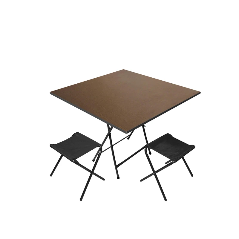 میز و صندلی سفری میزیمو مدل برزنتی کد 8622 مجموعه 3 عددی