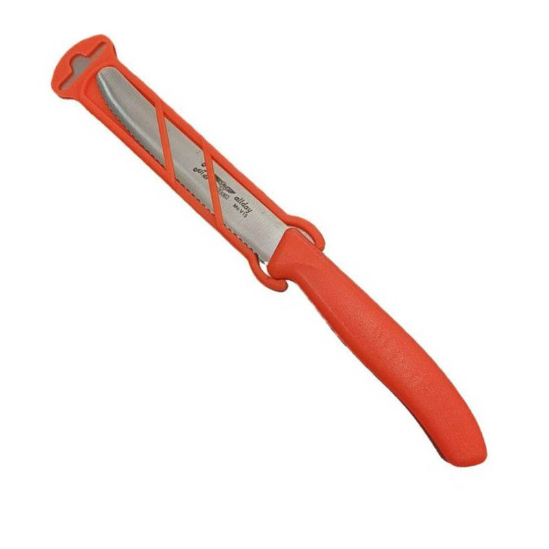چاقو آشپزخانه حیدری مدل اره ای کد 3497 چاقو آشپزخانه حیدری مدل اره ای کد 3497