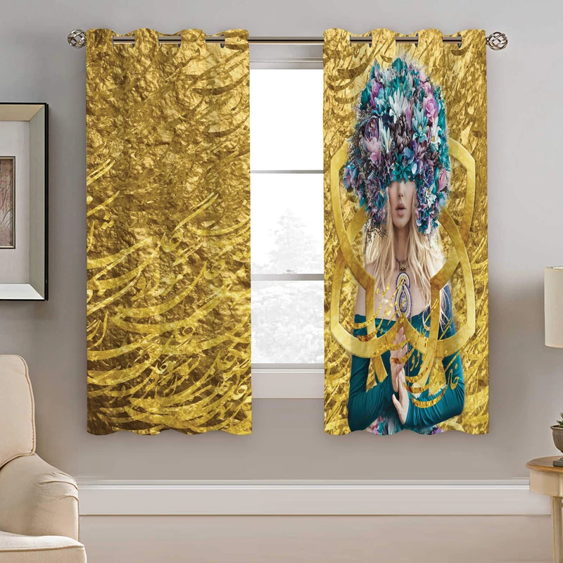 پرده نیروانا طرح مدرن  مدل هازان کد 5132   سایز 140×200 سانتی متر