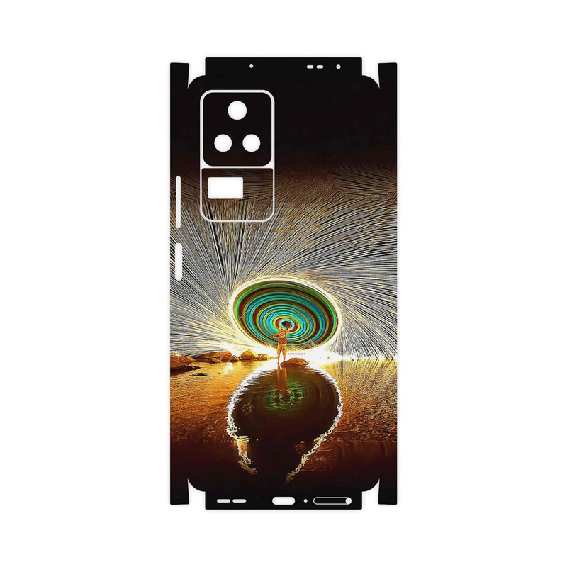 برچسب پوششی ماهوت مدل Night Light Fountain-FullSkin مناسب برای گوشی موبایل شیائومی Poco F4 5G