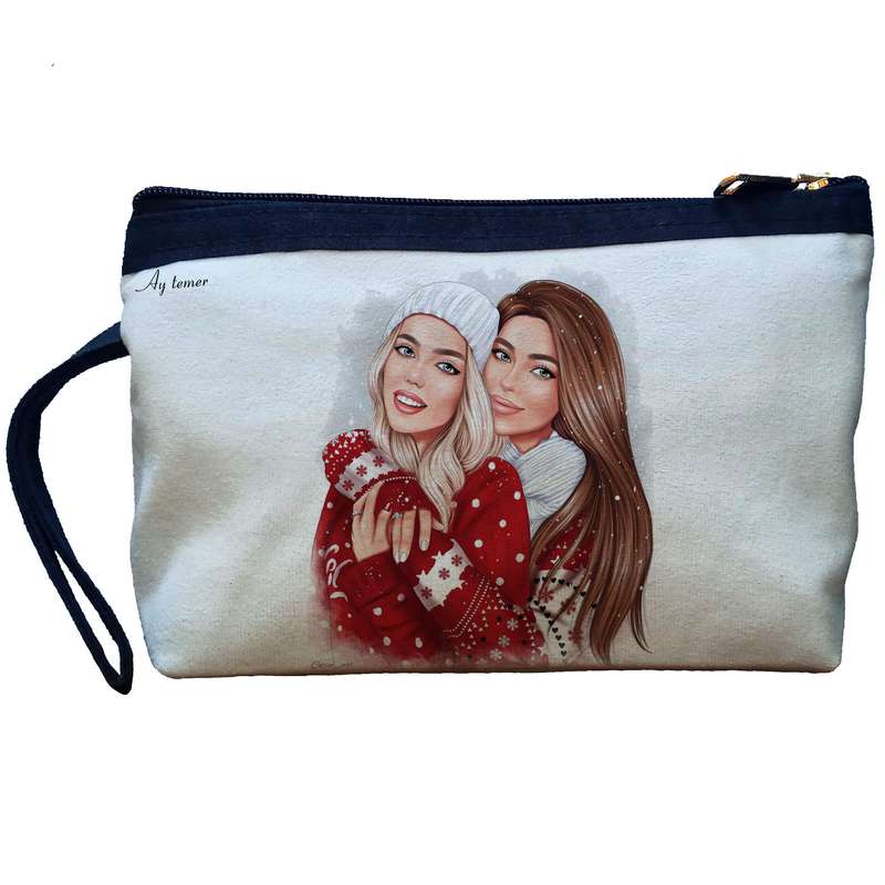 کیف لوازم آرایش زنانه آی تمر مدل خواهرانه کد 230