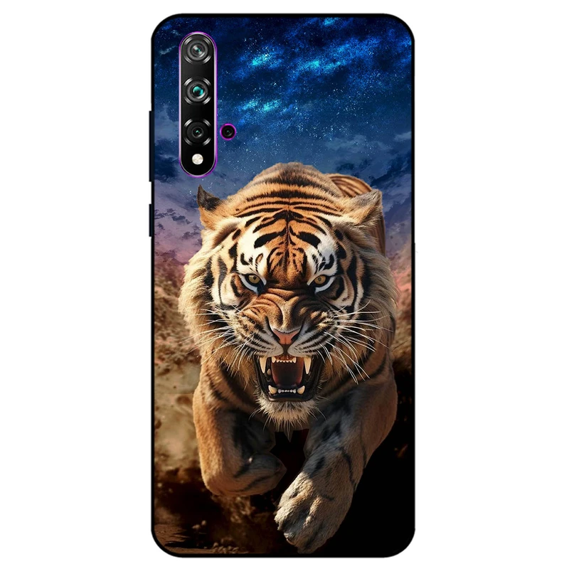  کاور مگافون طرح ببر مدل 7454 مناسب برای گوشی موبایل آنر 20 / Honor 20S