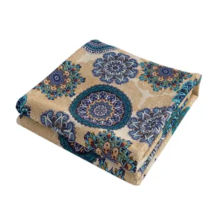 روکش لحاف خانه سفید مدل خورشید دو نفره سایز 220x200 سانتی متر