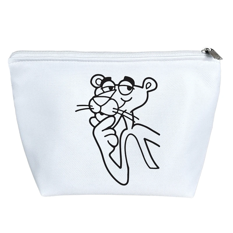 کیف لوازم آرایش دخترانه خندالو مدل پلنگ صورتی کد 6902