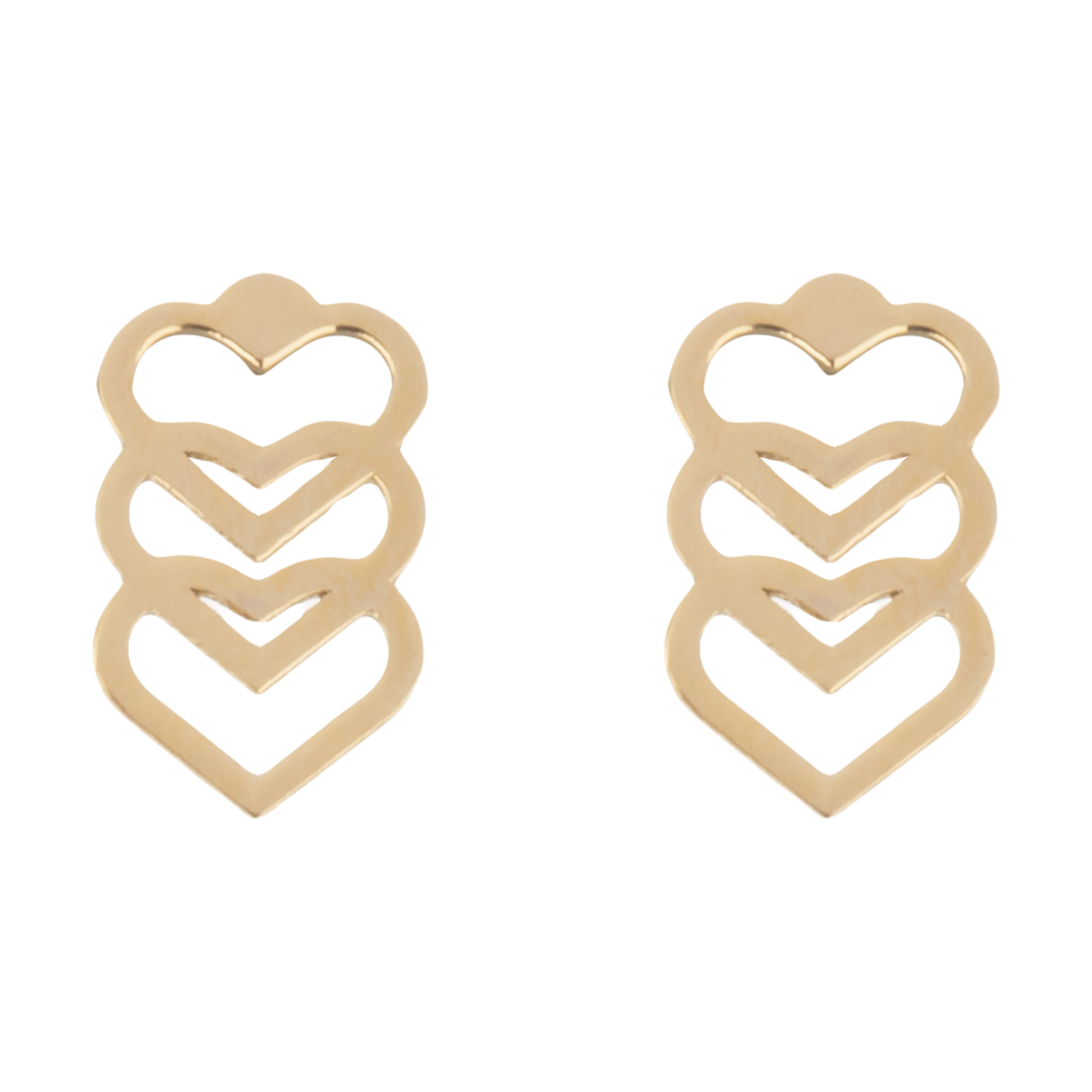 گوشواره طلا 18 عیار زنانه میو گلد مدل GD584