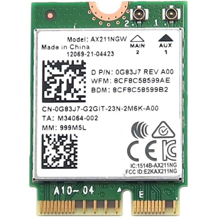 کارت وایرلس مدل Wi-Fi 6E AX211