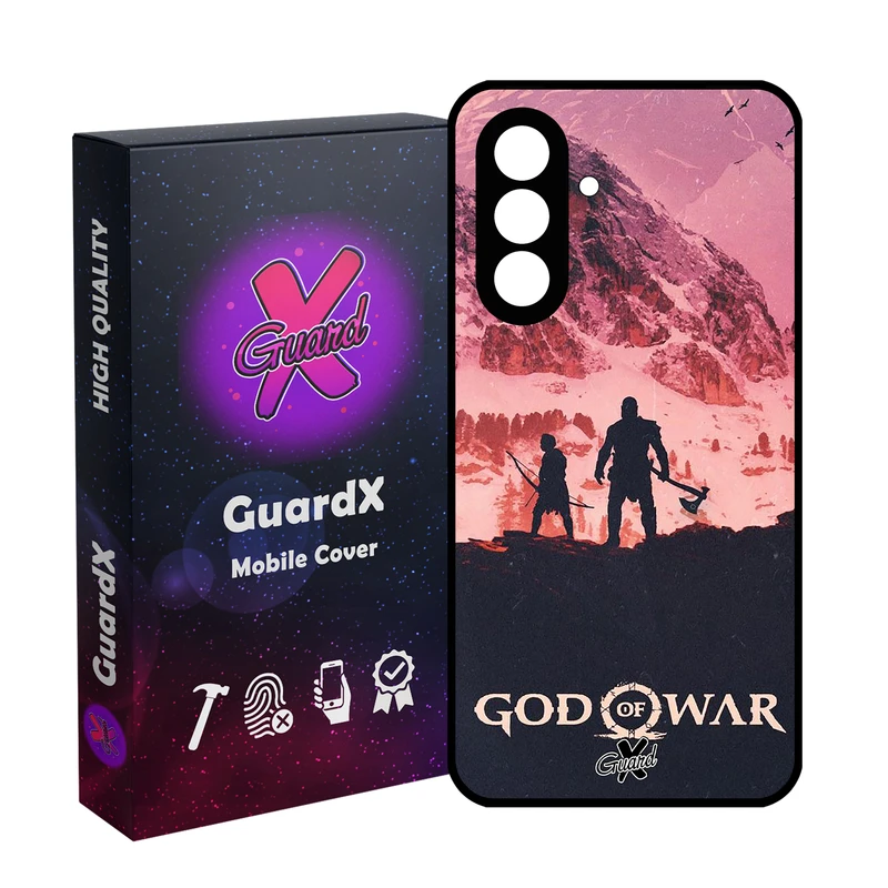 کاور گارد ایکس طرح God of War مدل 10075 مناسب برای گوشی موبایل سامسونگ Galaxy S25 FE