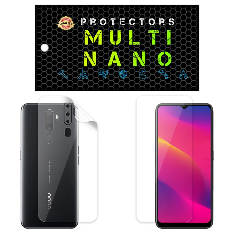 محافظ صفحه نمایش مولتی نانو مدل X-SFT مناسب برای گوشی موبایل اوپو  A9 2020 به همراه محافظ پشت