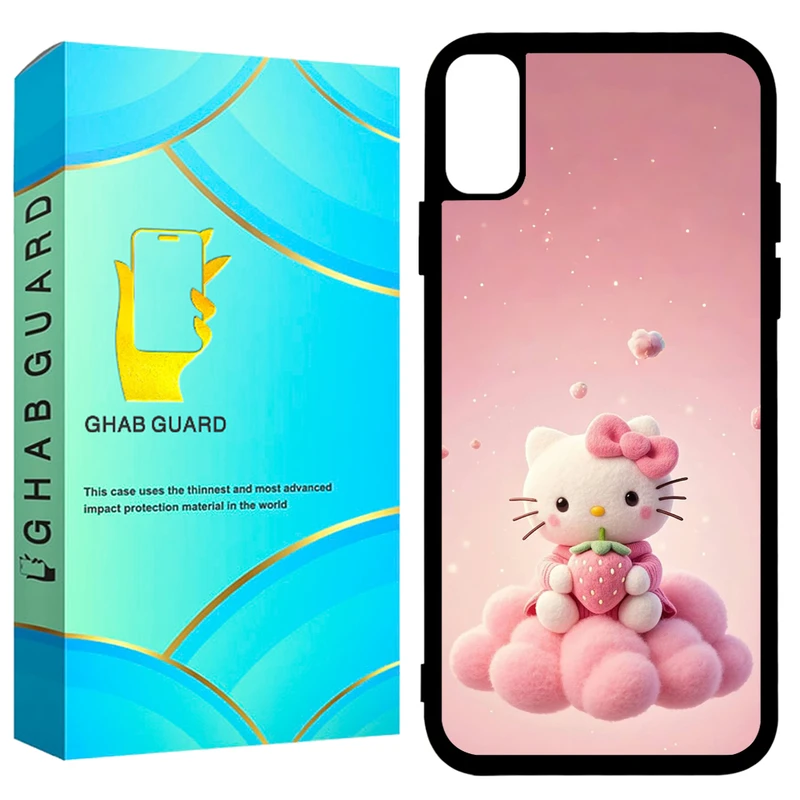 کاور قاب گارد طرح کیتی مدل GCHPX مناسب برای گوشی موبایل اپل iPhone X / XS