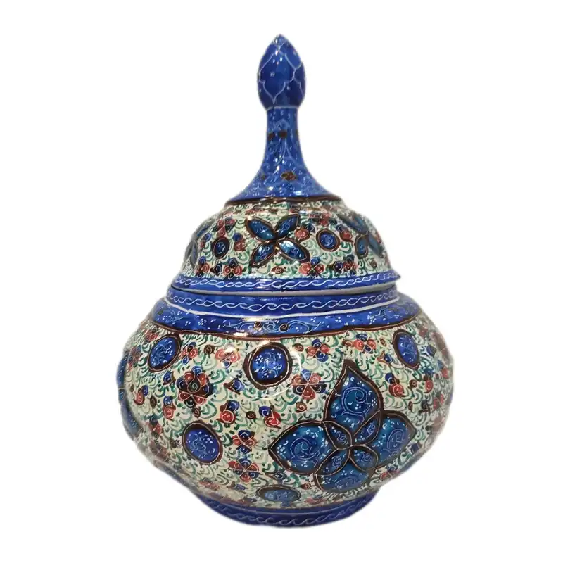 شکلات خوری میناکاری مدل گرد کد 118