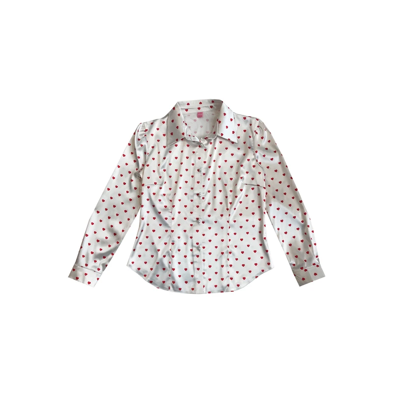 شومیز آستین بلند زنانه تویین مدل T-300-2