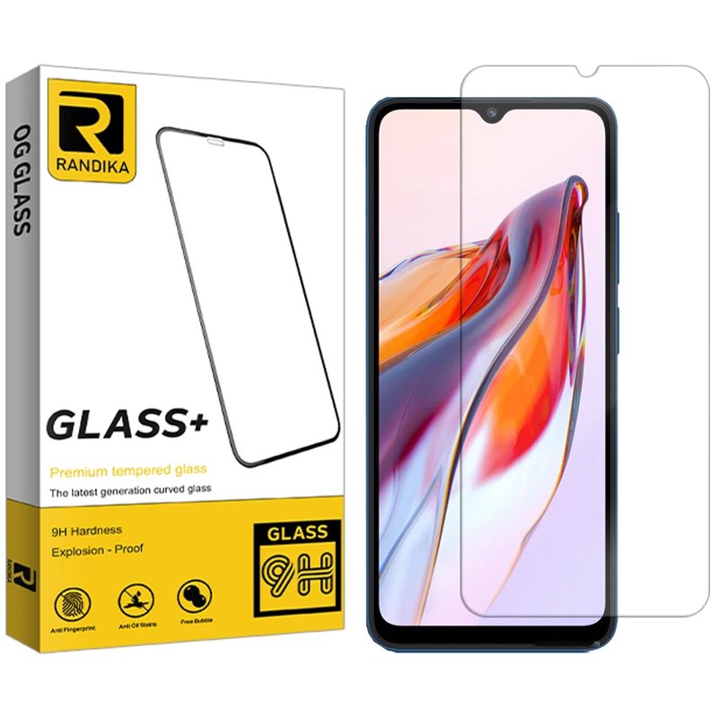 محافظ صفحه نمایش شیشه ای راندیکا مدل Premium مناسب برای گوشی موبایل شیائومی Redmi 12C / 10C