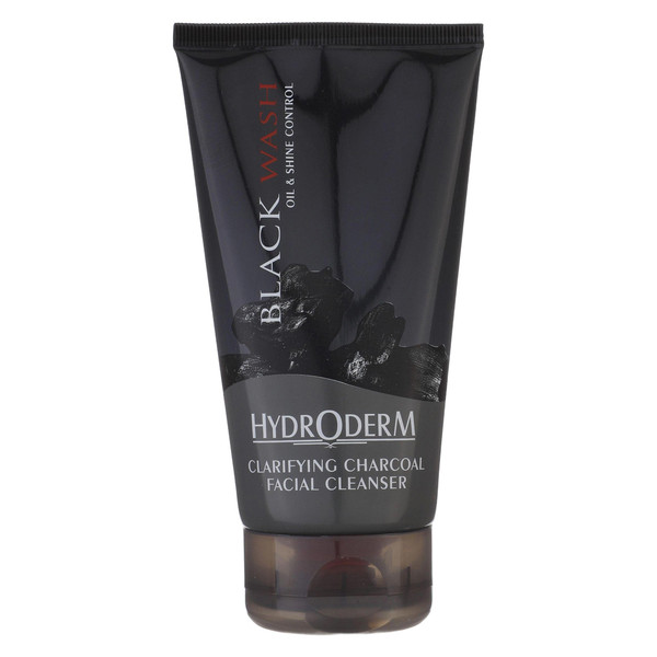 ژل شستشوی هیدرودرم مدل Black Wash مناسب پوست های چرب حجم 150 میلی لیتر