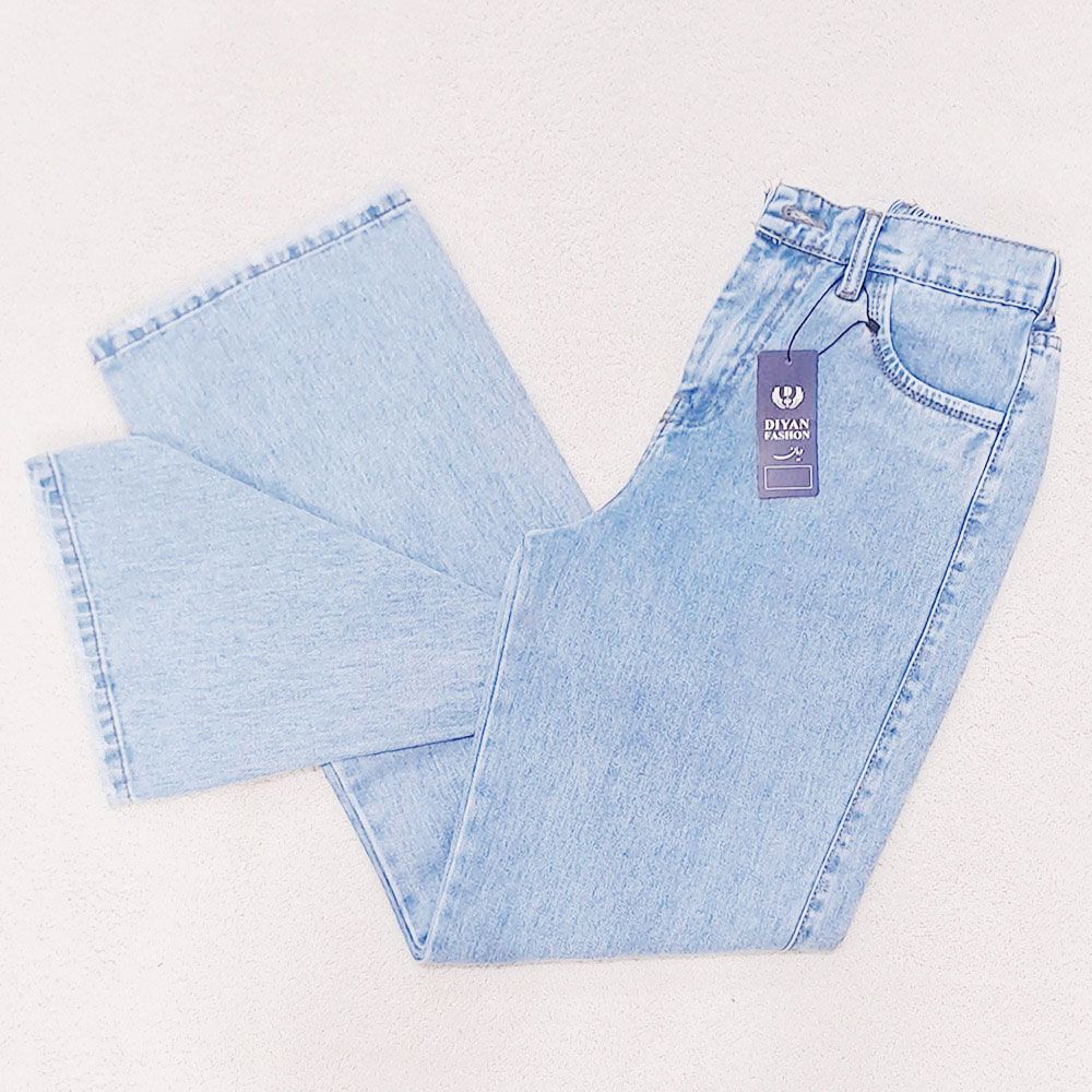 شلوار جین راسته زنانه دیان مدل نیم بگ -  - 23