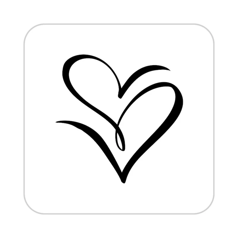 زیر لیوانی کاکتی طرح عاشقانه مدل mp40349