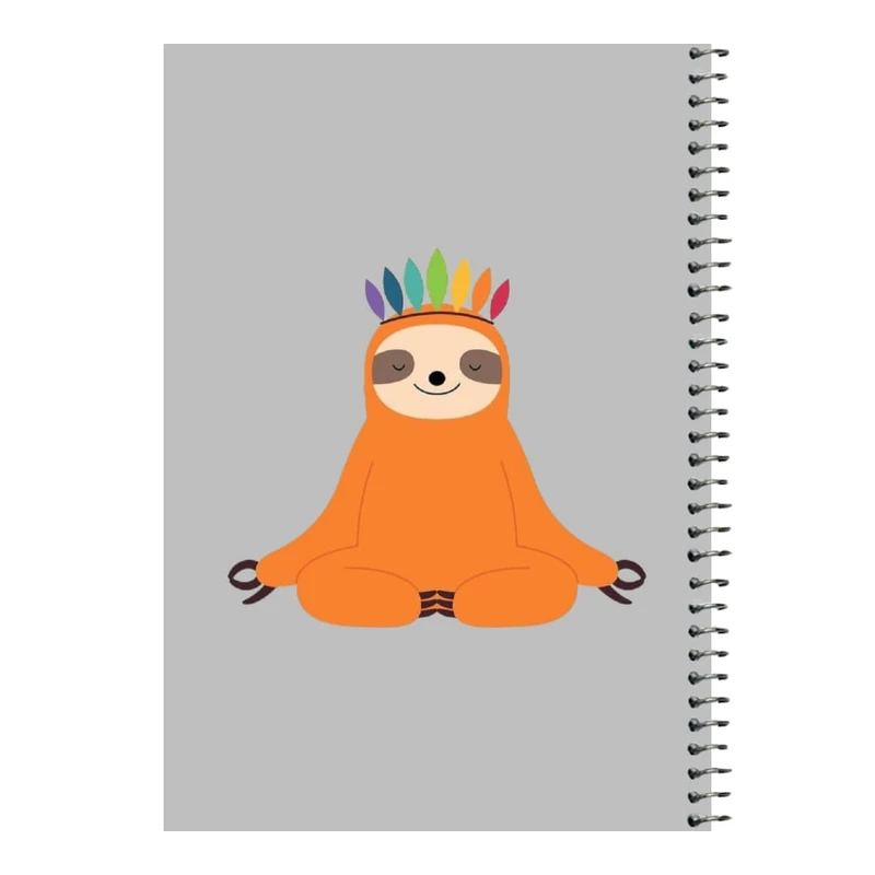 دفتر مشق 80 برگ اس جی مدل تنبل کد۱   