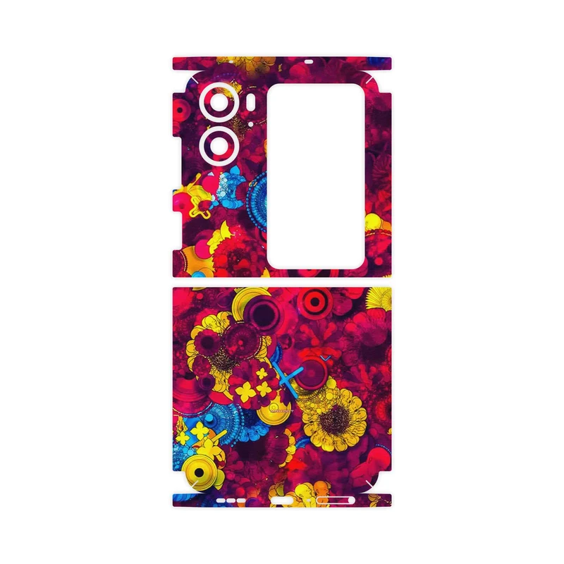برچسب پوششی ماهوت مدل Vector Flower Garden Digital Art-FullSkin مناسب برای گوشی موبایل اپو Find N2 Flip