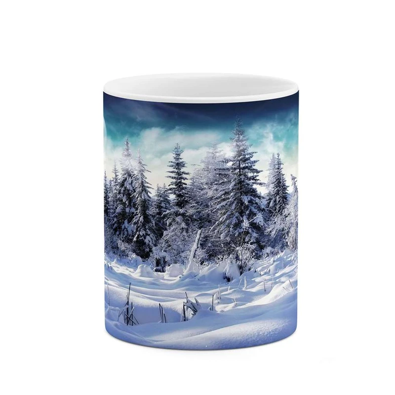 ماگ کاکتی مدل منظره برفی کد mgh14863