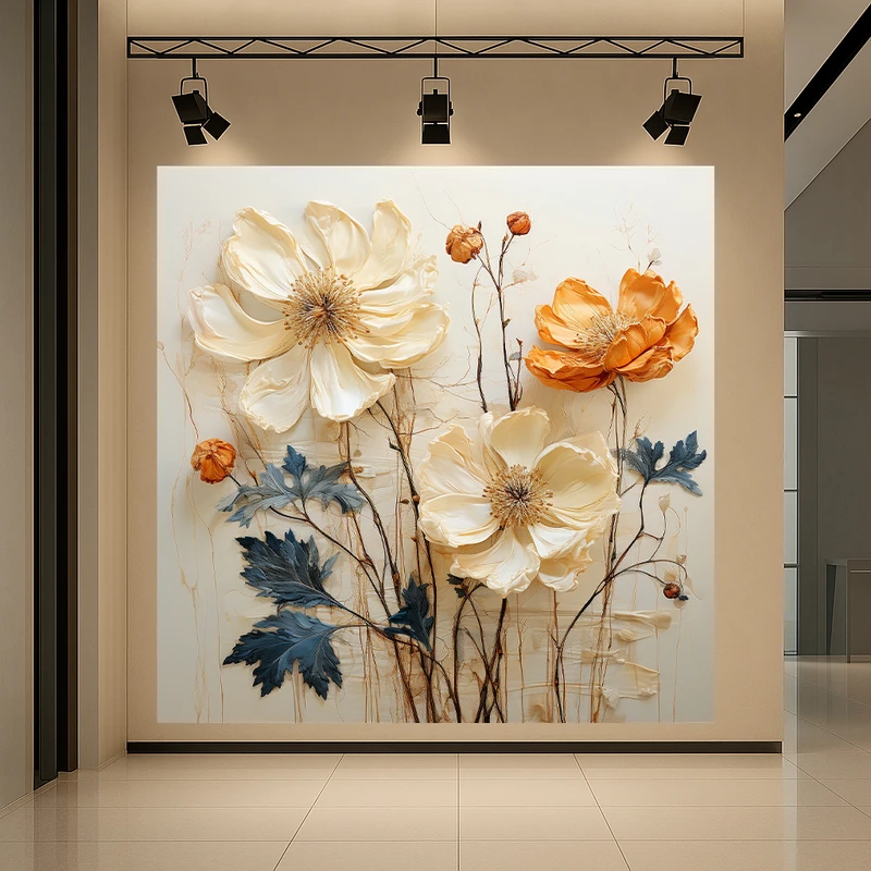 پوستر طرح گل مدل خشکیده کد AR3059609