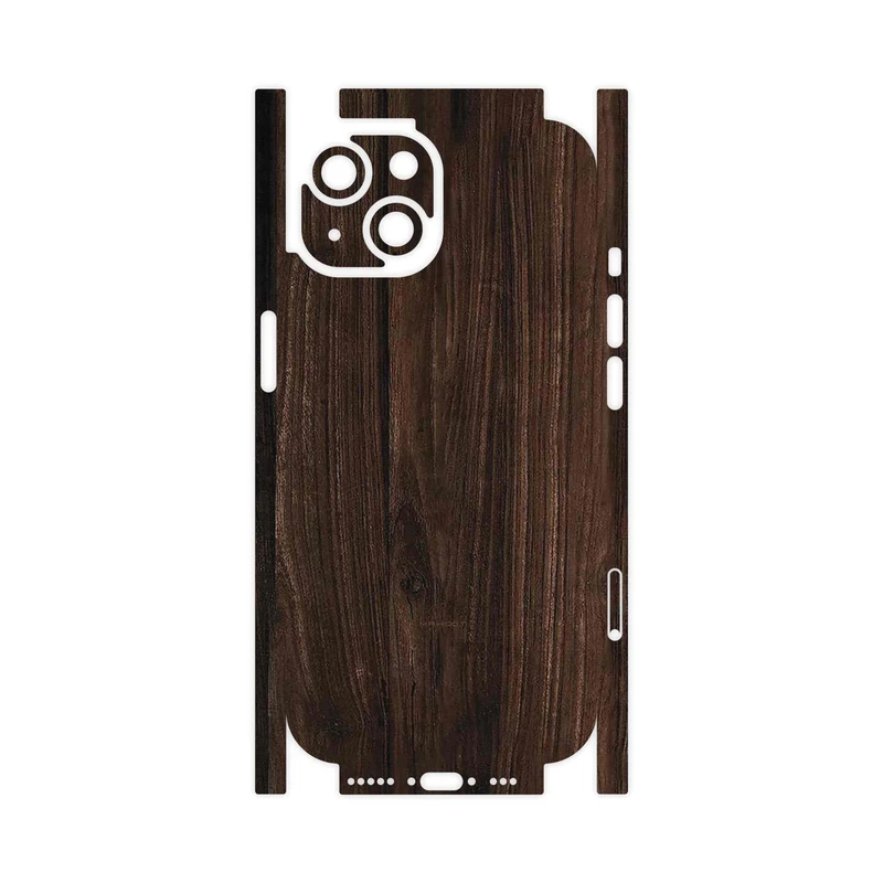 برچسب پوششی ماهوت مدل Dark_Walnut_Wood-FullSkin مناسب برای گوشی موبایل اپل iPhone 15